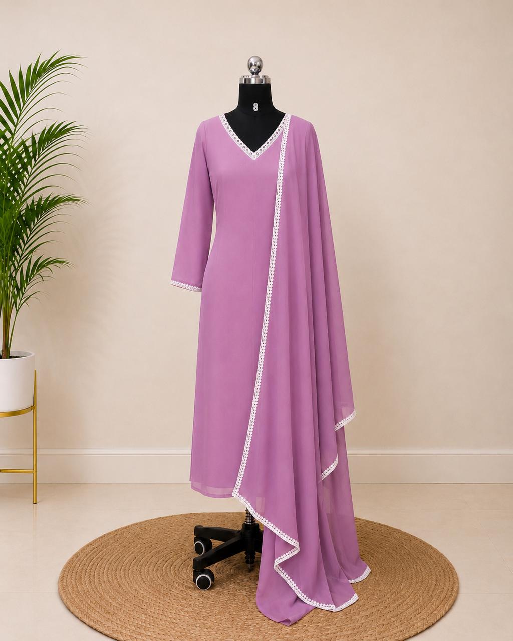 Stitched Kurthi Set