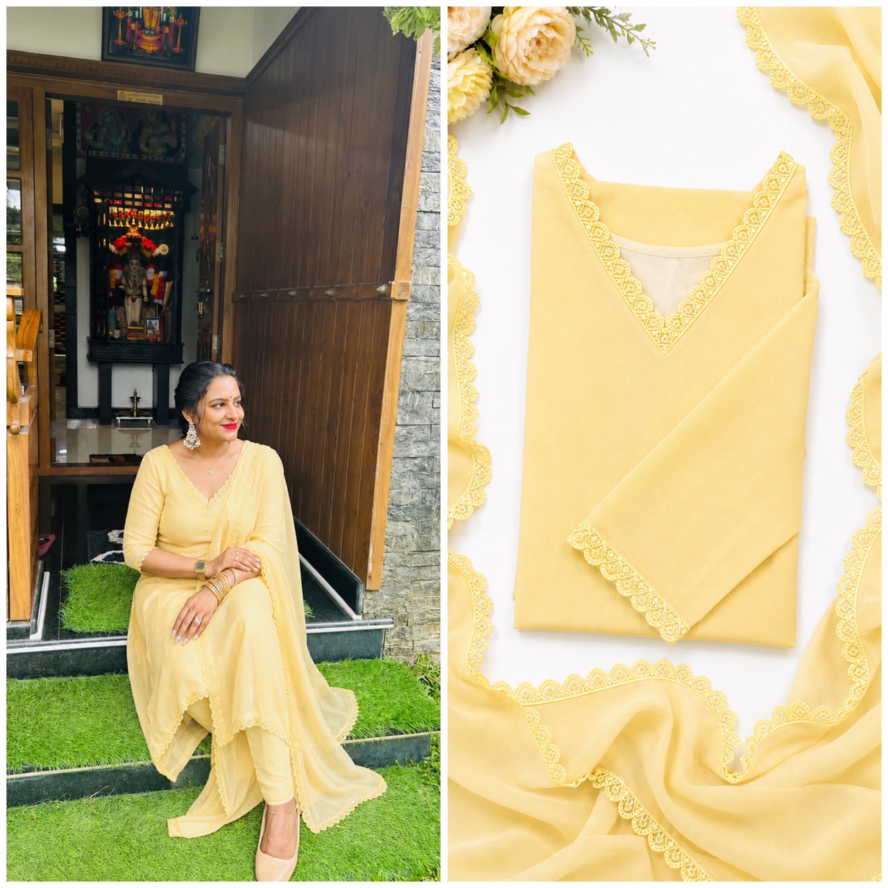 Stitched Kurthi Set